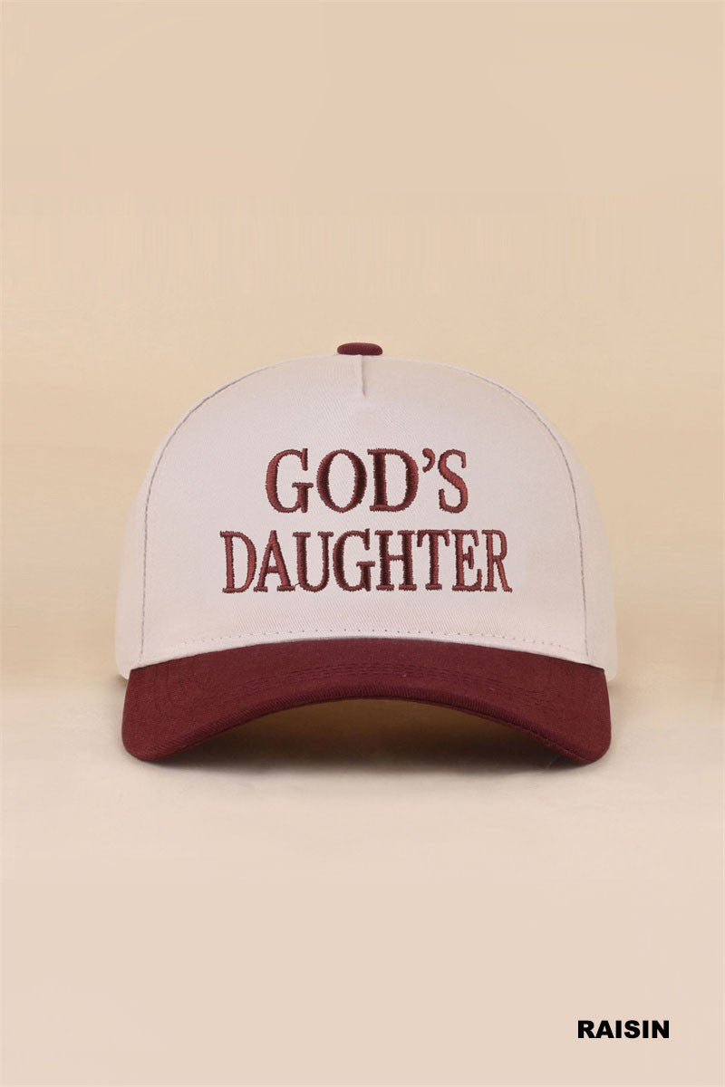 God's Daughter Hat - Raisin