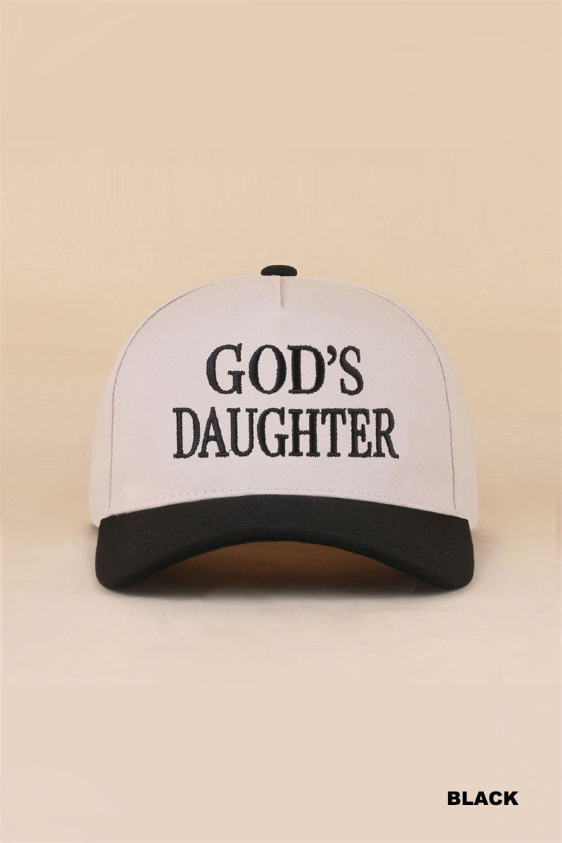 God's Daughter Hat - Black