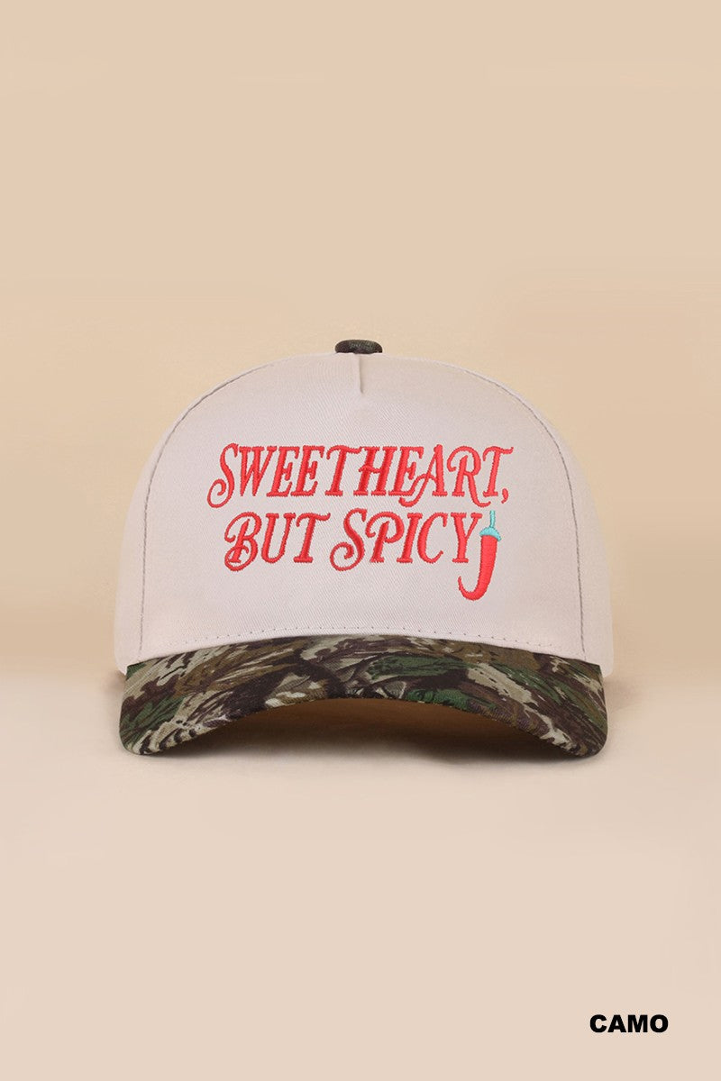 Sweetheart, But Spicy Hat - Camo