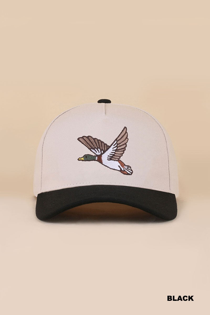 Mallard Two Tone Hat - Black