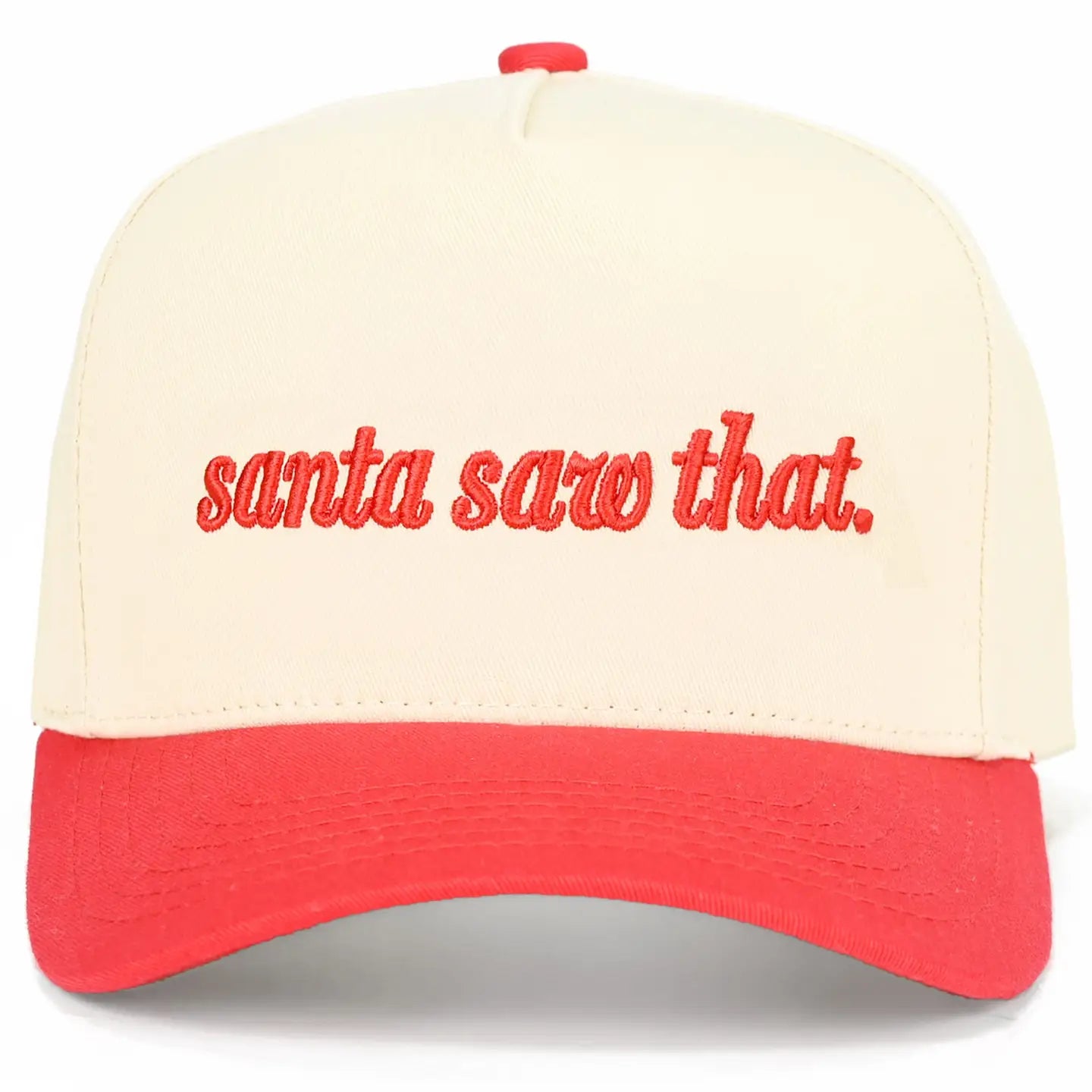 Santa Saw That Hat - Red