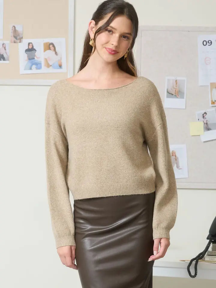 BACK VELVET BOW TOP