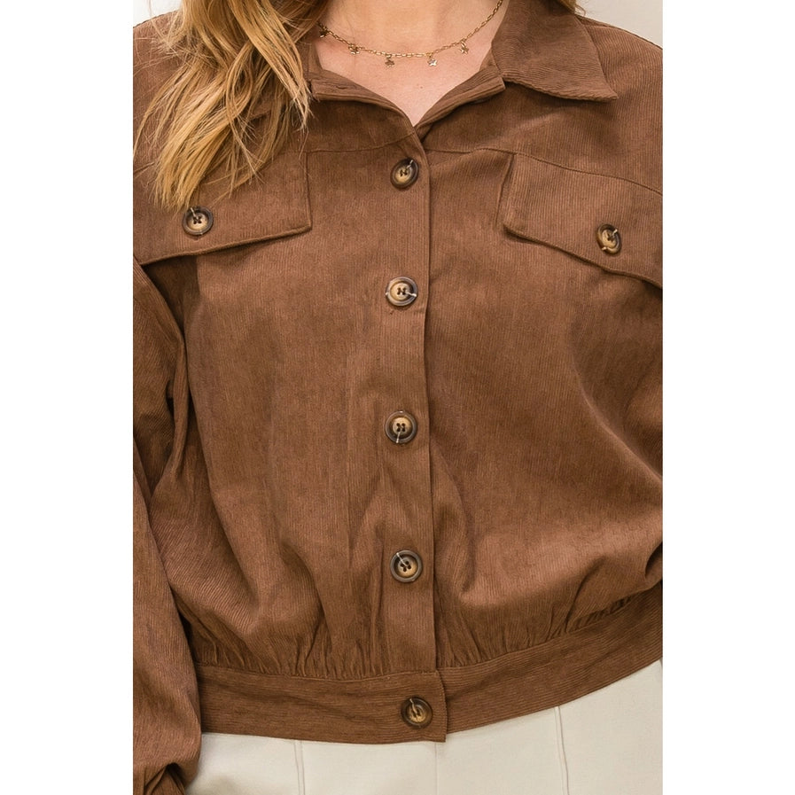 EFFORTLESS EFFECT CORDUROY JACKET