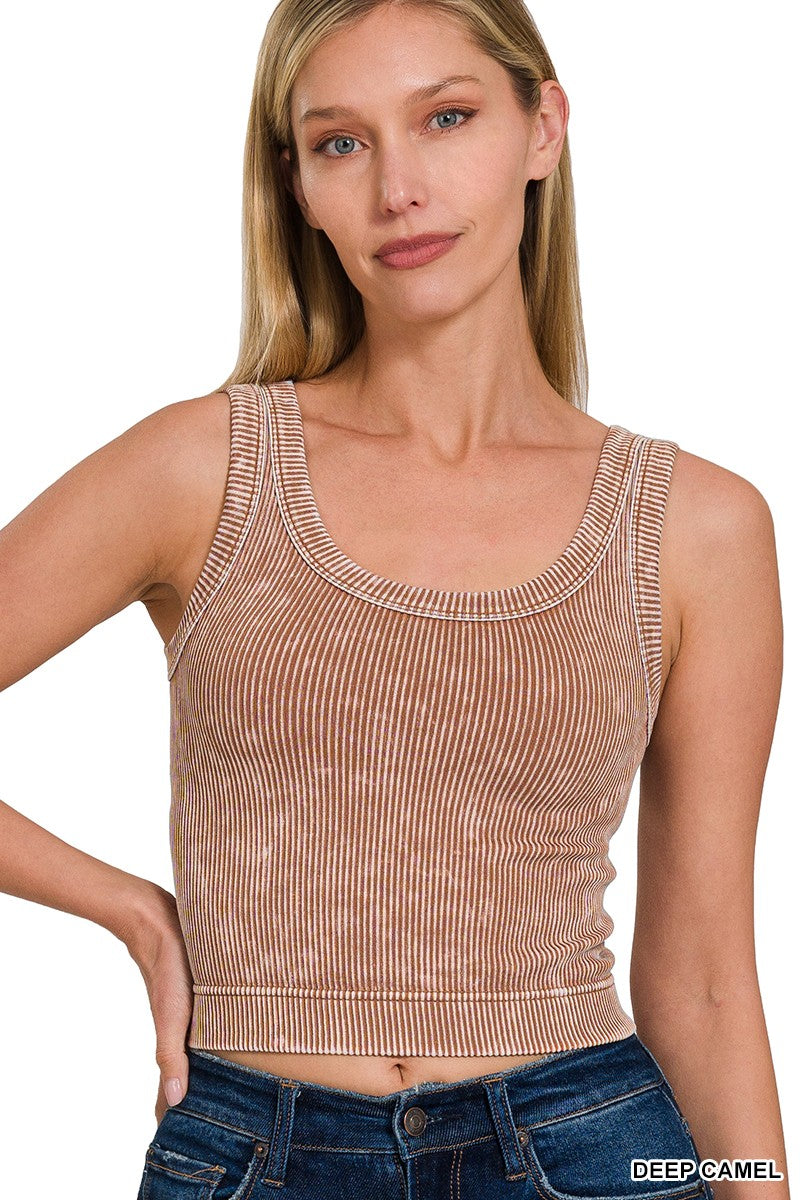 STONE WASHED TANK TOP