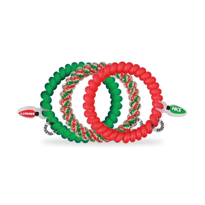 TELETIES - NAUGHTY OR NICE - SMALL HAIR TIES