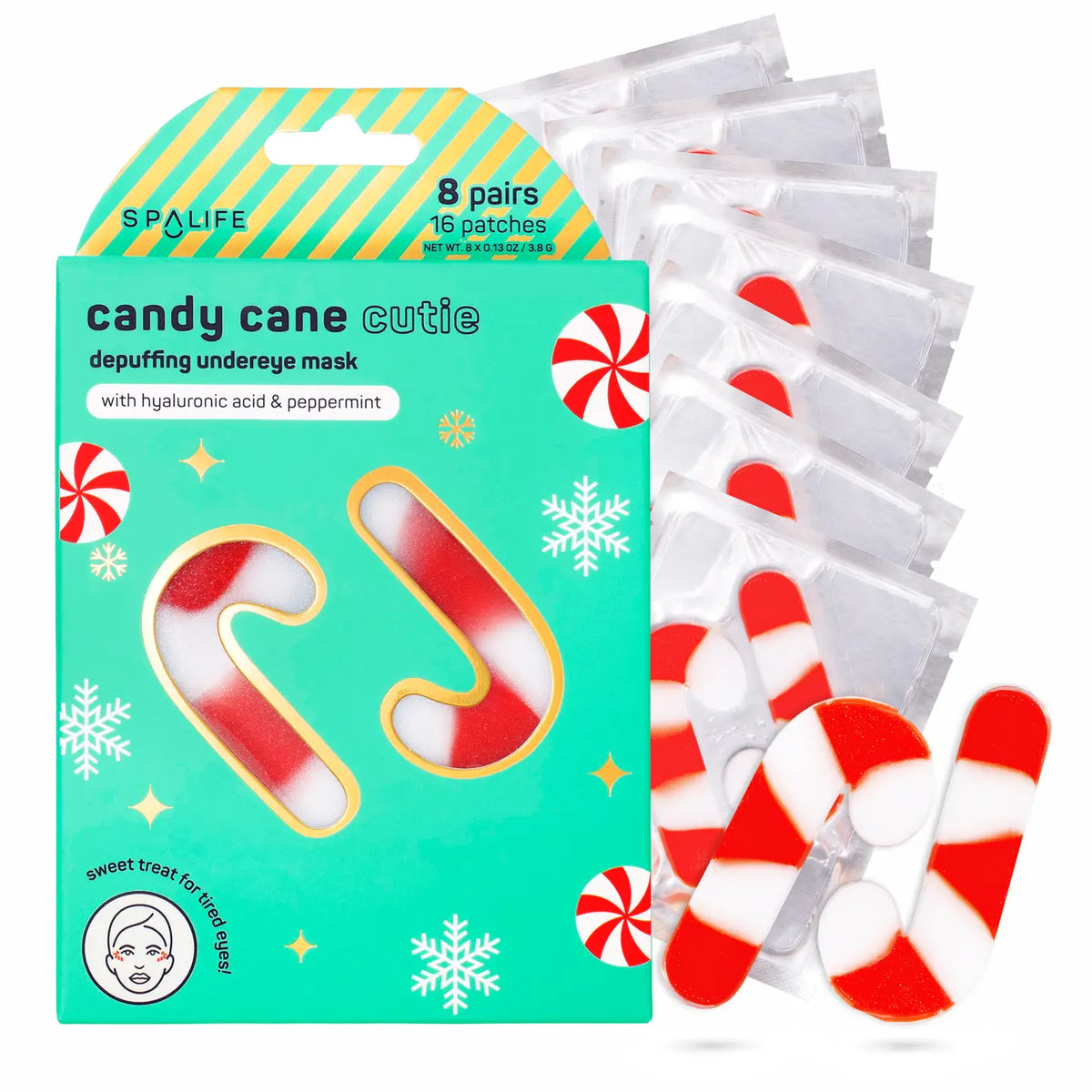 CANDY CANE UNDEREYE MASK