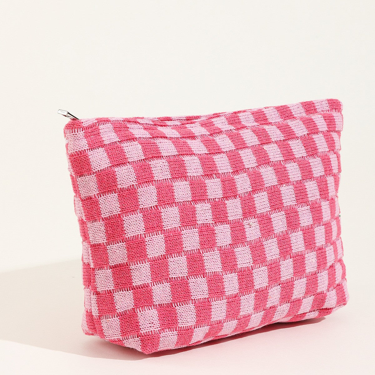 CHECKERED TRAVEL POUCH