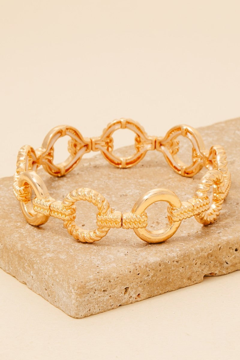 METALLIC CHAIN BRACELET