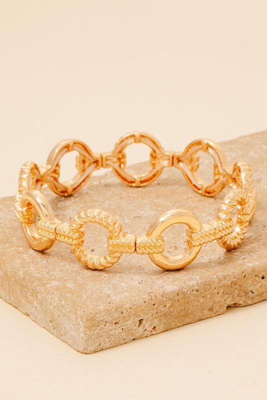 METALLIC CHAIN BRACELET