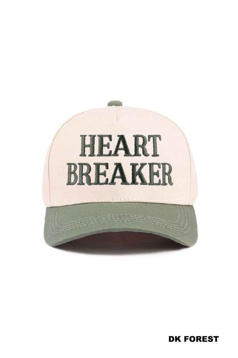 HEART BREAKER HAT - GREEN