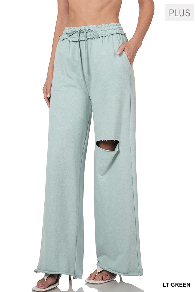 CHILL WITH ME PANTS - CURVY