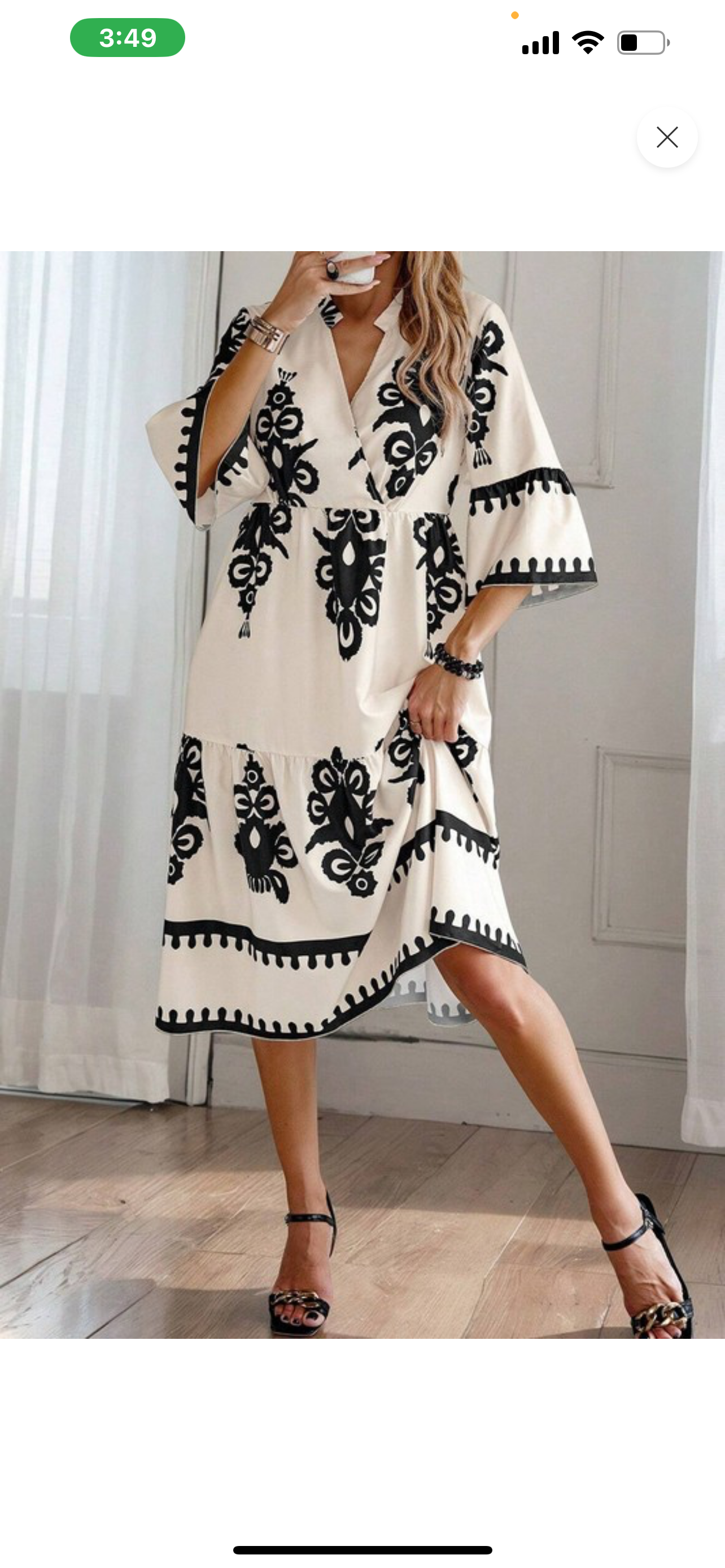 Geometric Midi Dress