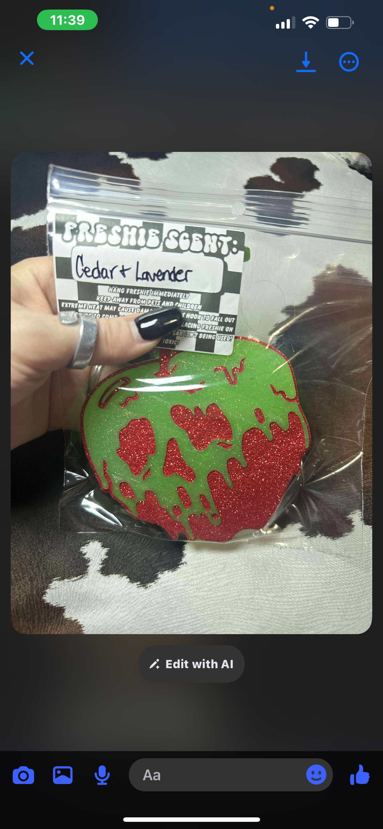 Halloween Apple Freshie