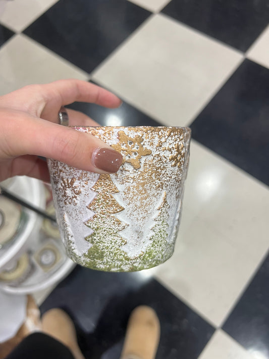 Swan Creek Candles - Small Tree Pot - Cherry Almond Buttercream