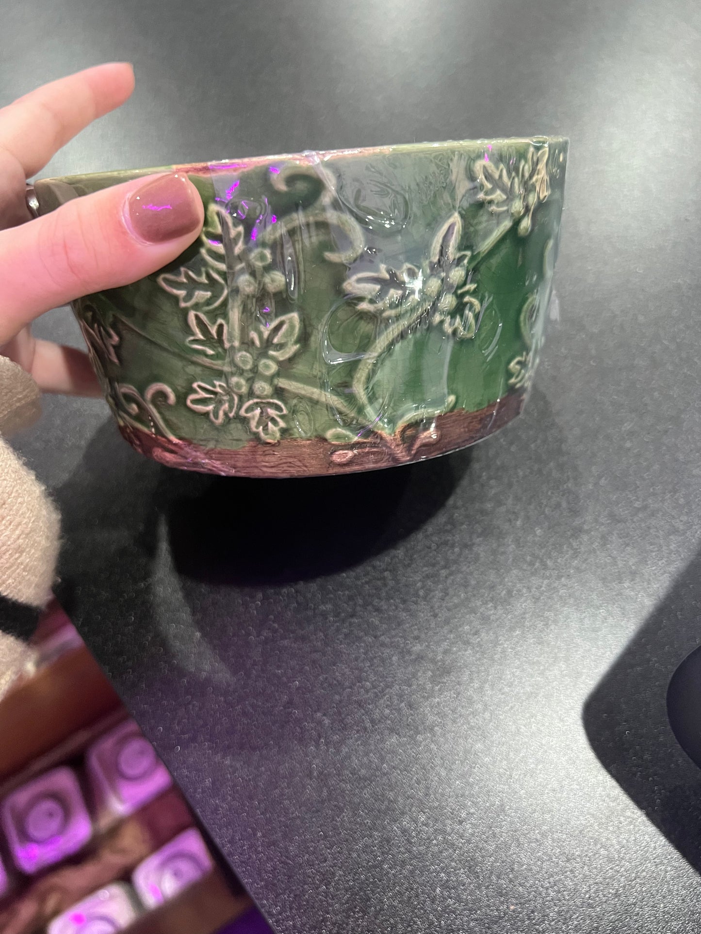 Swan Creek Candles - Holiday Green Large Bowl - Fresh Cut Christmas Trees