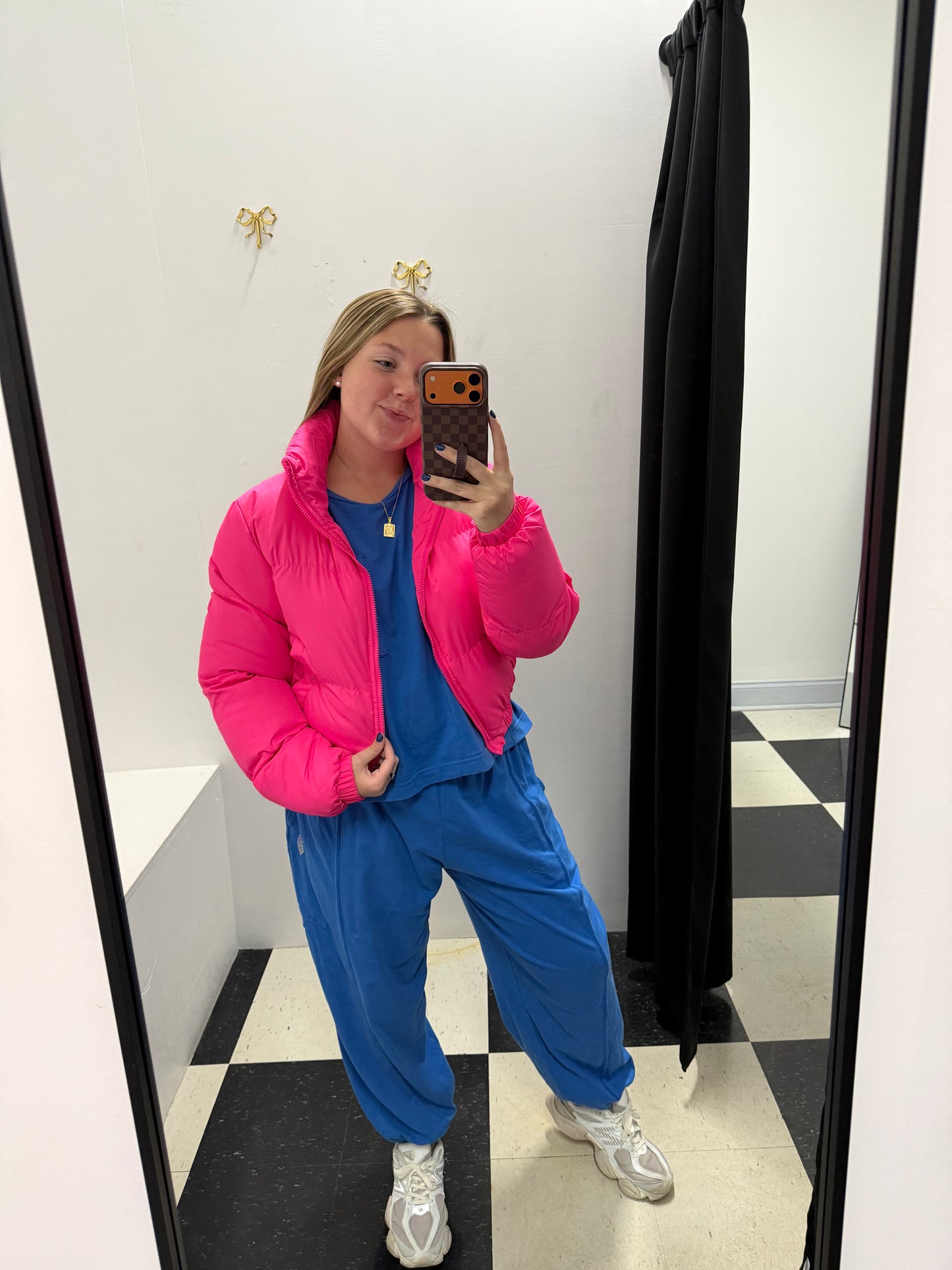 PRETTY IN PINK PUFFER JACKET - DOORBUSTER