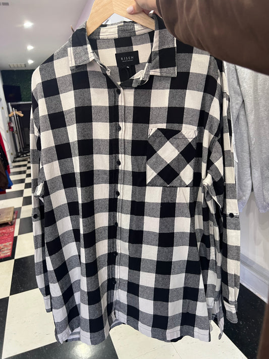 Everyday Flannel - Black and White
