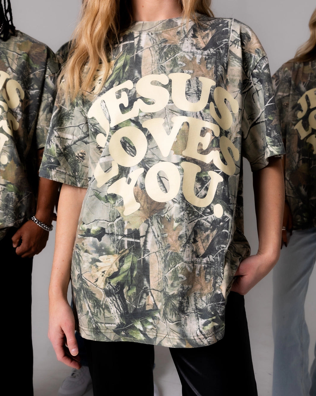 JESUS LOVES YOU CAMO TEE