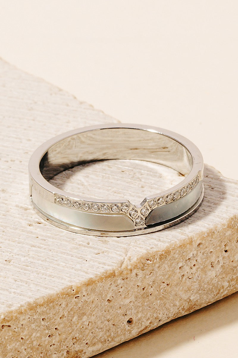 LAYERED RHINESTONE RING