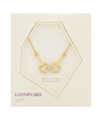 Linked Horseshoe Necklace - GOLD