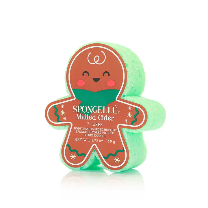 SPONGELLE - GINGERBREAD MAN - MULLED CIDER