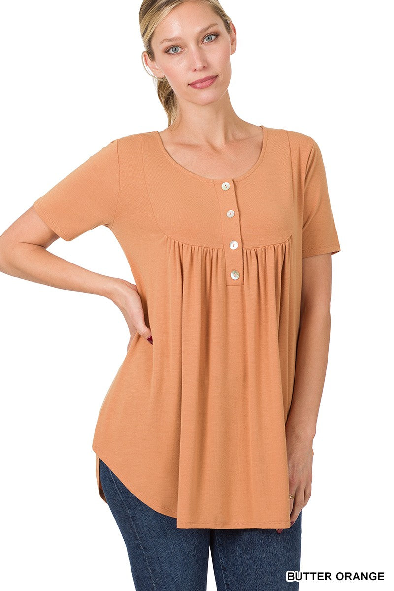 BRAXTON BUTTON TOP