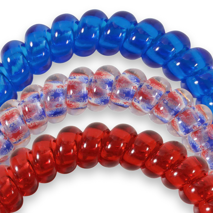 TELETIES - PATRIOT POP - HAIR TIES - SMALL