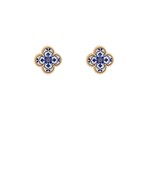 PATTERNED CLOVER STUDS
