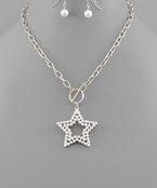 PEARL STAR NECKLACE