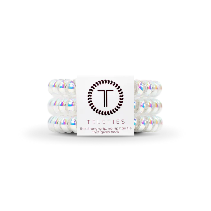 TELETIES - PEPPERMINT HAIR TIES - SMALL