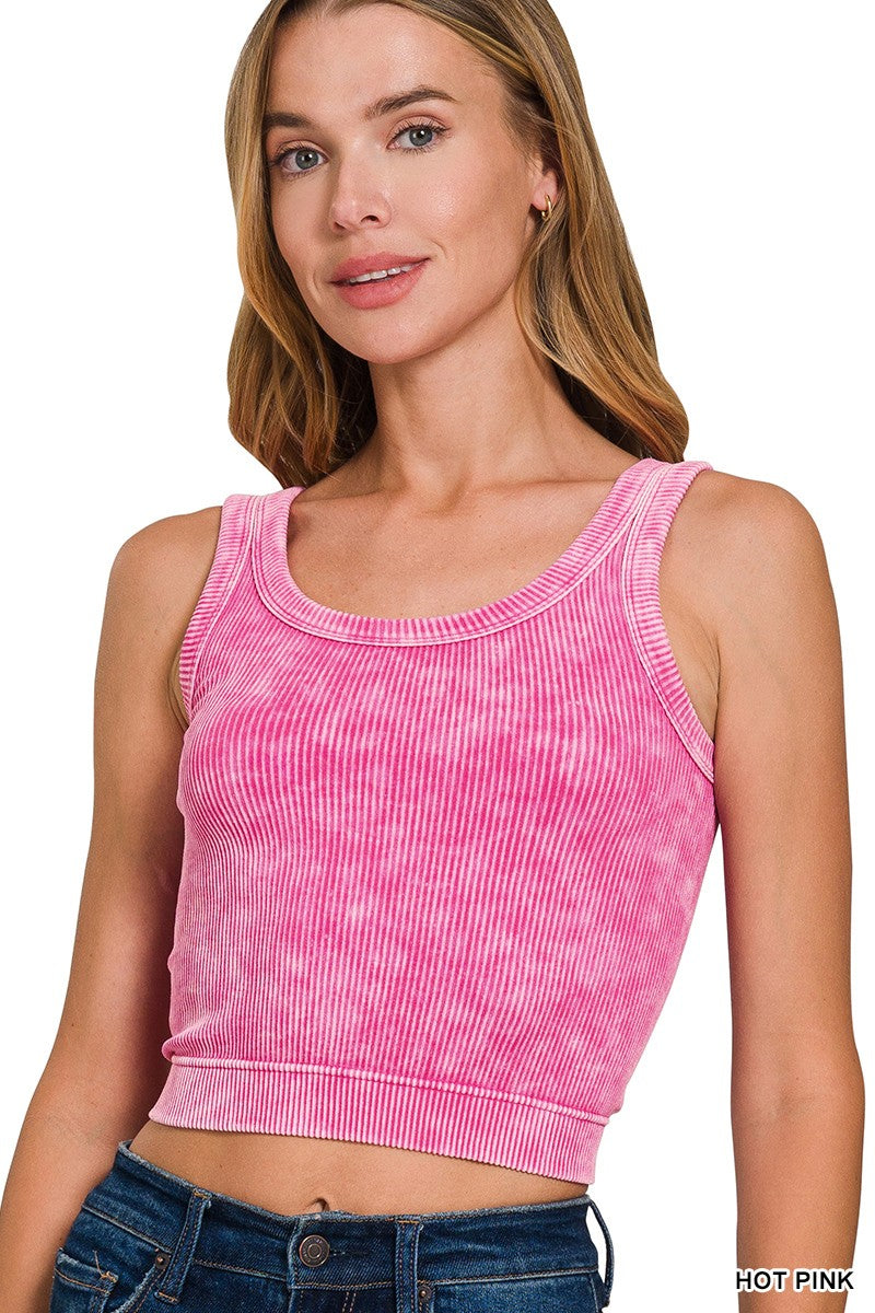 STONE WASHED TANK TOP