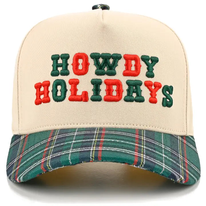 HOWDY HOLIDAYS TRUCKER HAT - GREEN