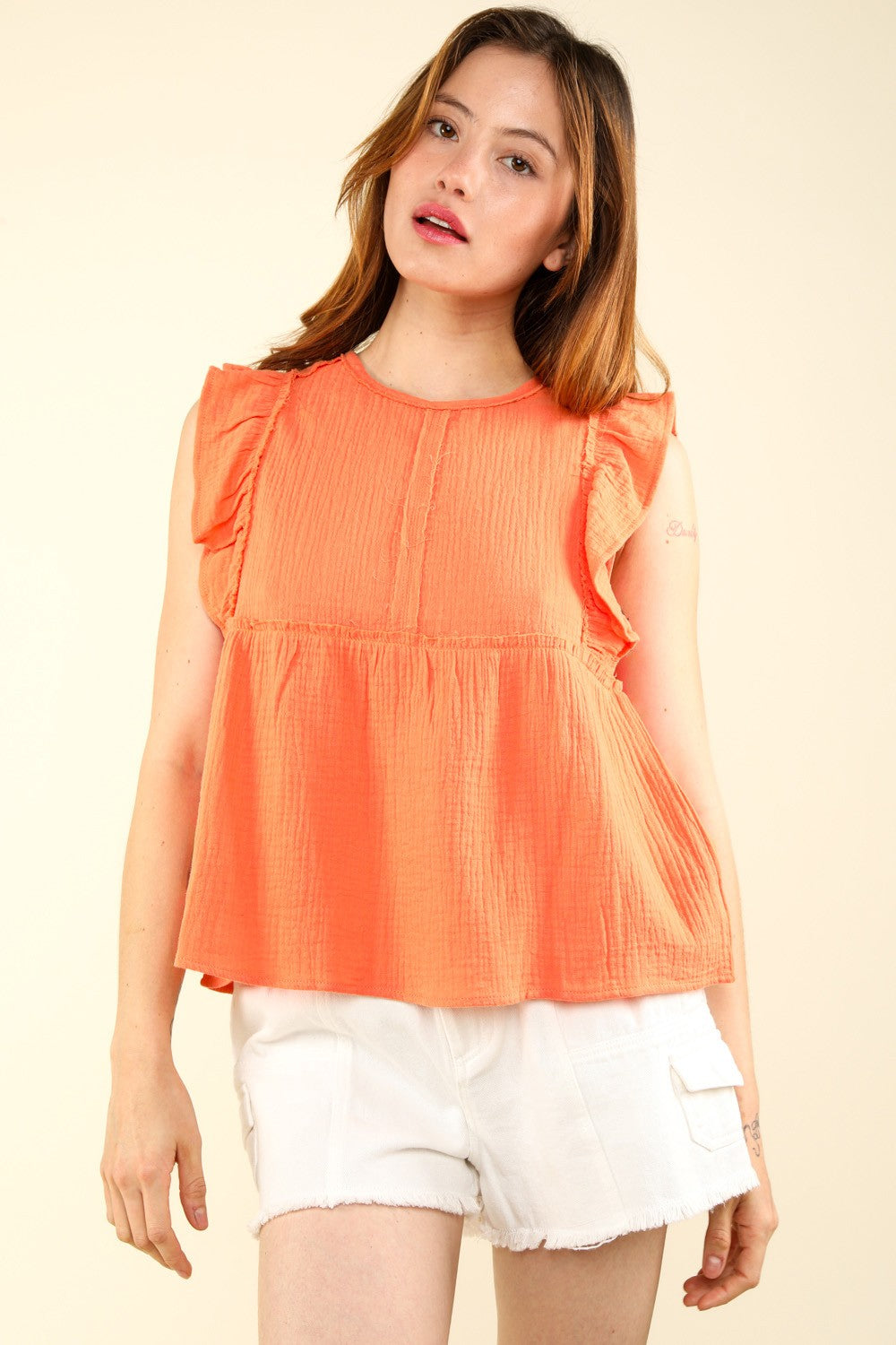 Briggs Ruffle Top