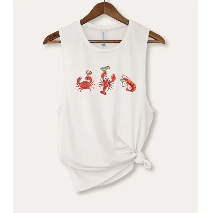 SEAFOOD COCKTAIL TANK TOP