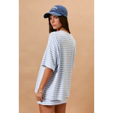 LOOK AT ME STRIPED TOP