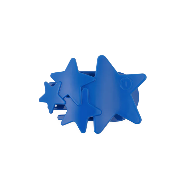 TELETIES - SHOOTING STAR FLAT HAIR CLIP - MEDIUM - BLUE