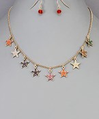 STAR FRINGE MULTI NECKLACE
