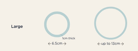 Teleties - Truly Taupe Hair Ties - Large