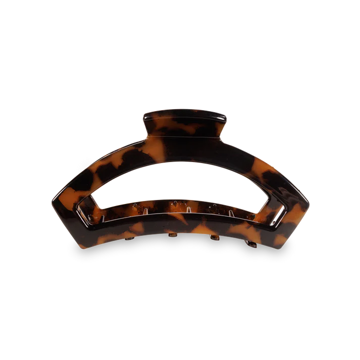 TELETIES - OPEN TORTOISE HAIR CLIP - MEDIUM
