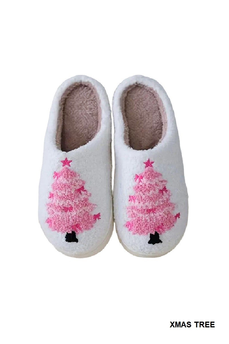 CHRISTMAS TREE SLIPPERS
