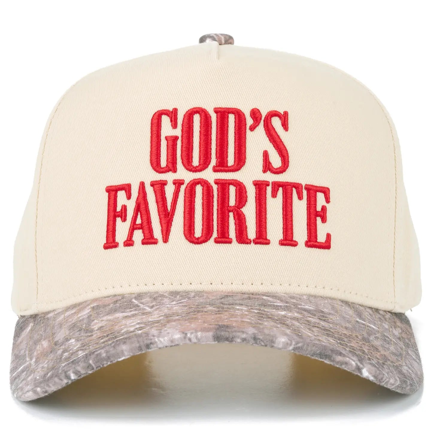 God's Favorite Hat - Red/Camo
