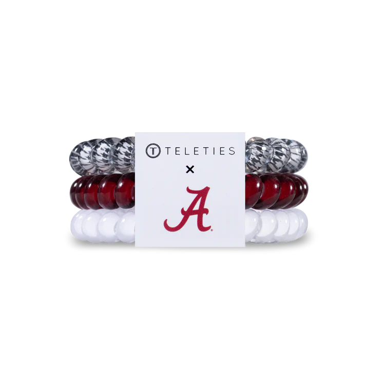 TELETIES University of Alabama Hair Ties - Small