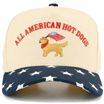 All American Hot Dogs Hat - Navy Stars