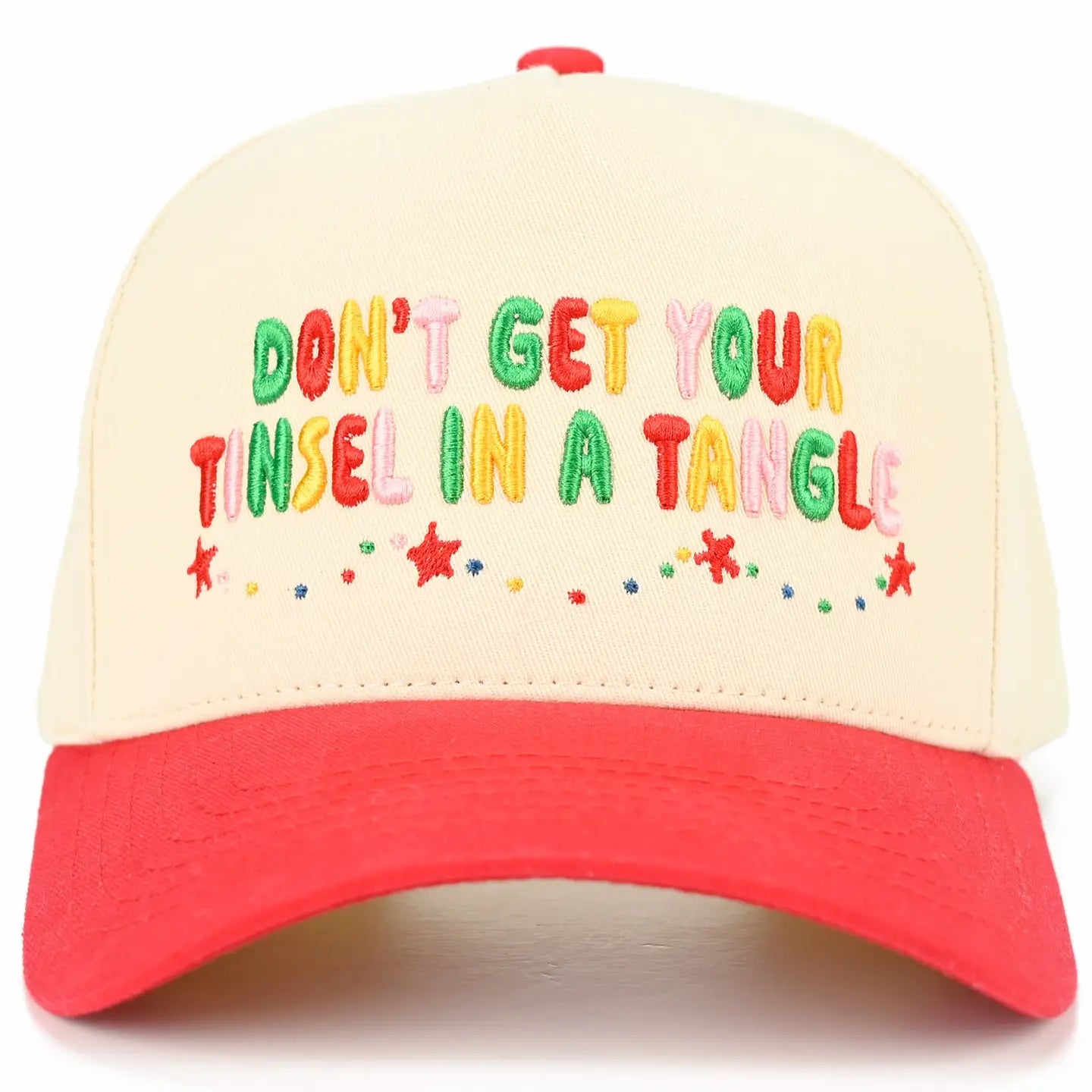 Don't Get Your Tinsel in a Tangle Hat - Red