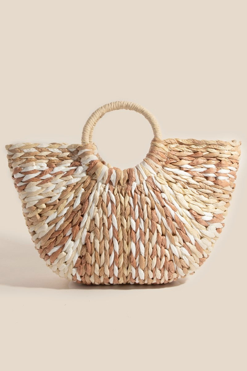 Straw Braided Hang Bag