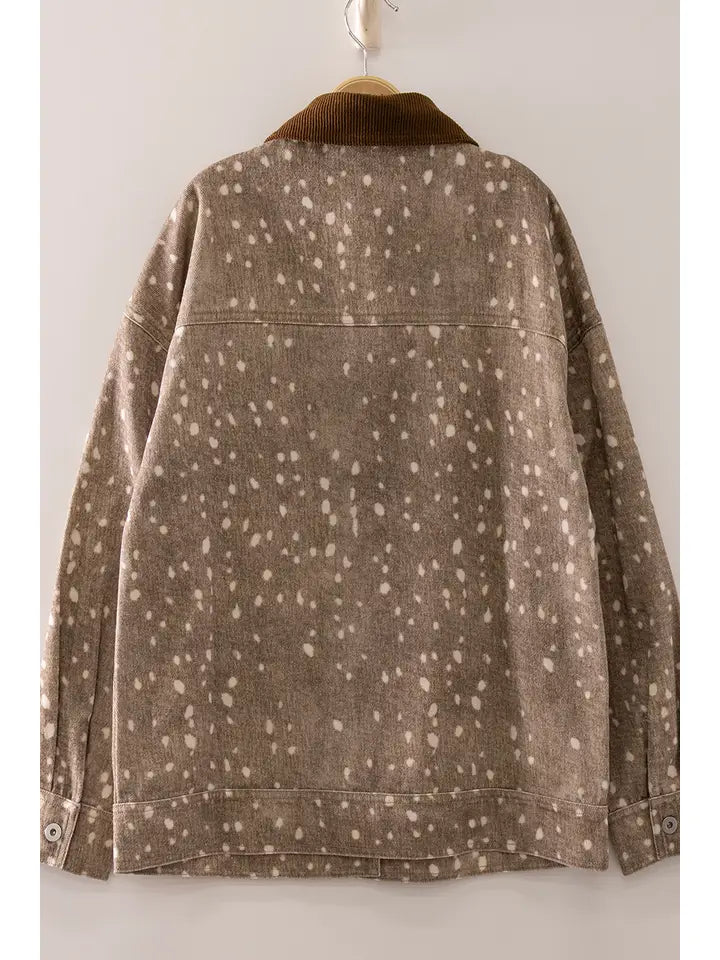 Bambi Animal Print Jacket