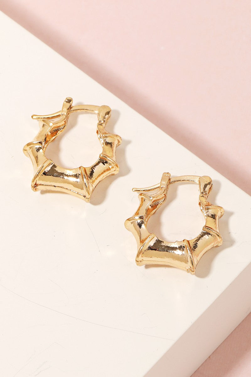 Bamboo Latch Hoops