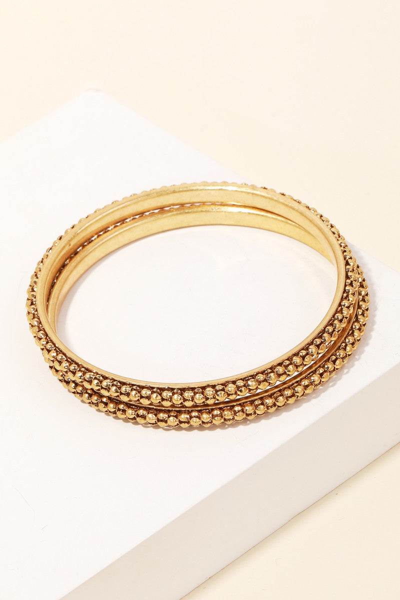 Beaded Ball Bracelet Set