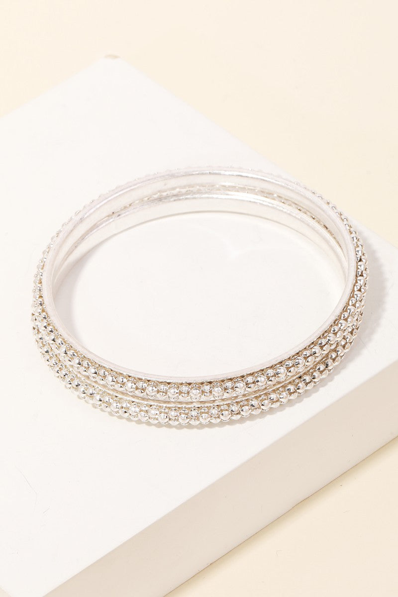 Beaded Ball Bracelet Set