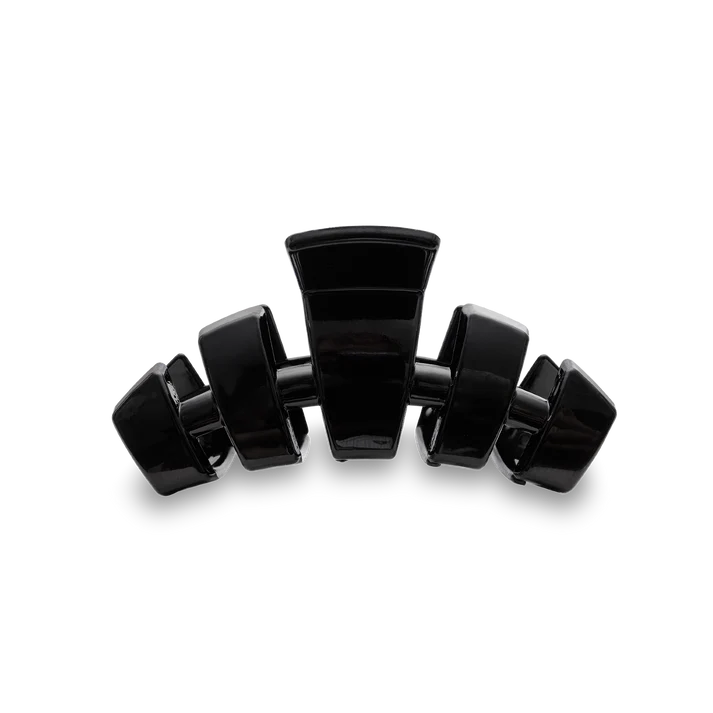 TELETIES Hair Clip - Jet Black - Small